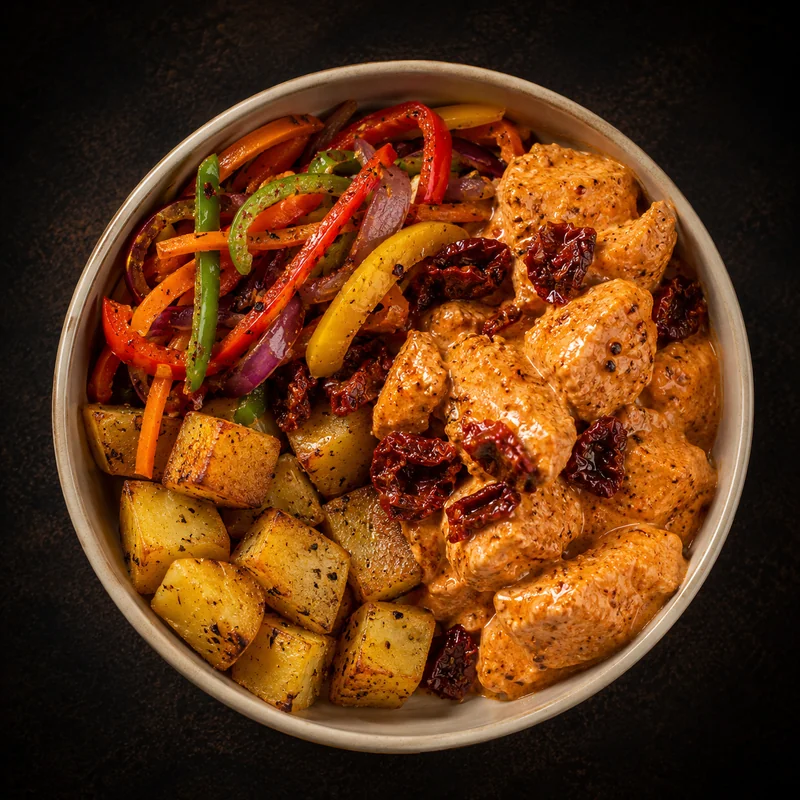 Creamy Sundried Tomato Chicken Bowl